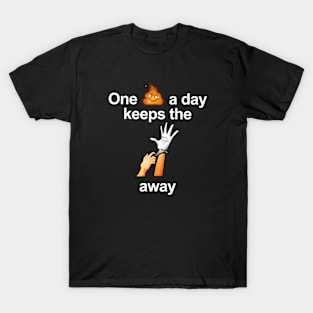 Doctor Away Poop Emoji T-Shirt